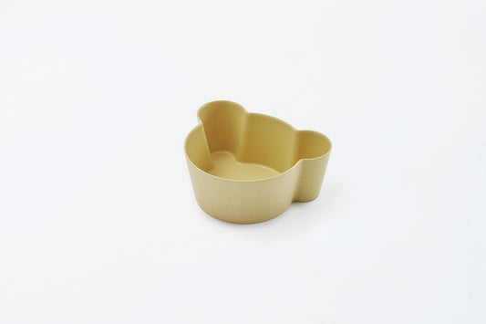 Shhhbo  BIO Kids Dish Bamboo Antibacterial Bear Bowl (M) - Gray -