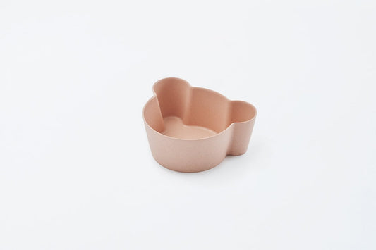 Shhhbo  BIO Kids Dish Bamboo Antibacterial Bear Bowl (M) - Gray -