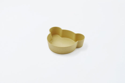 Shhhbo  BIO Kids Dish Bamboo Antibacterial Bear Bowl (S) - Gray -