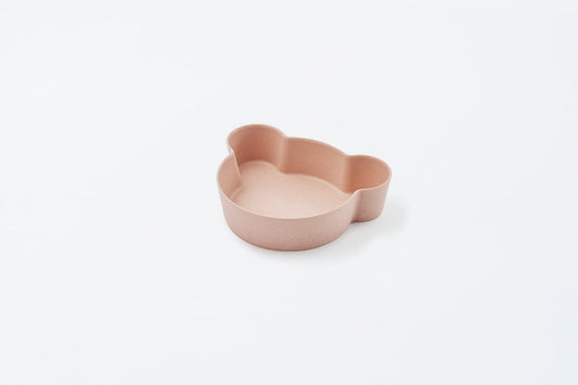 Shhhbo  BIO Kids Dish Bamboo Antibacterial Bear Bowl (S) - Gray -