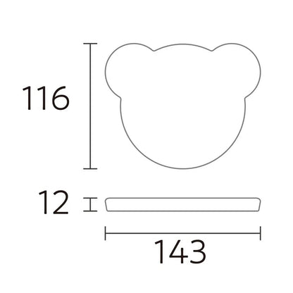 Shhhbo  Kids Dish Bear Bowl Cover -