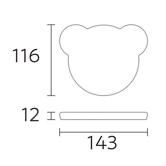 Shhhbo  Kids Dish Bear Bowl Cover