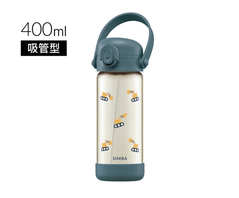 Shhhbo - Platinum PPSU Kids Straw Water Bottle 400ml - 